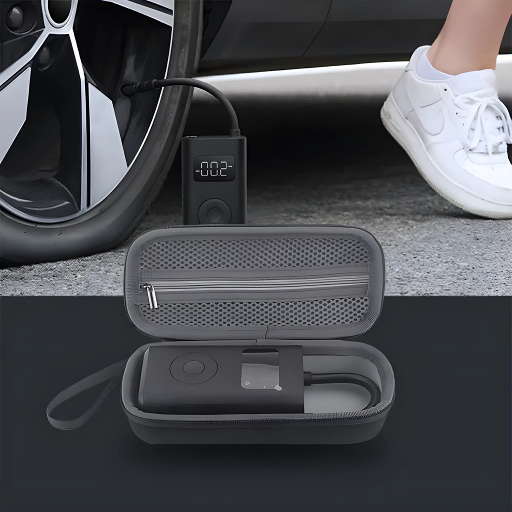 Black storage bag for Xiaomi 1s inflatable treasure with thermal transfer print and colour matching