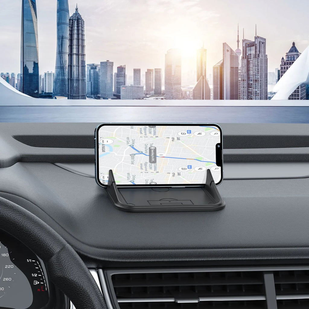 Silicone automobile phone holder in Peak-X5 colour for car and desktop use