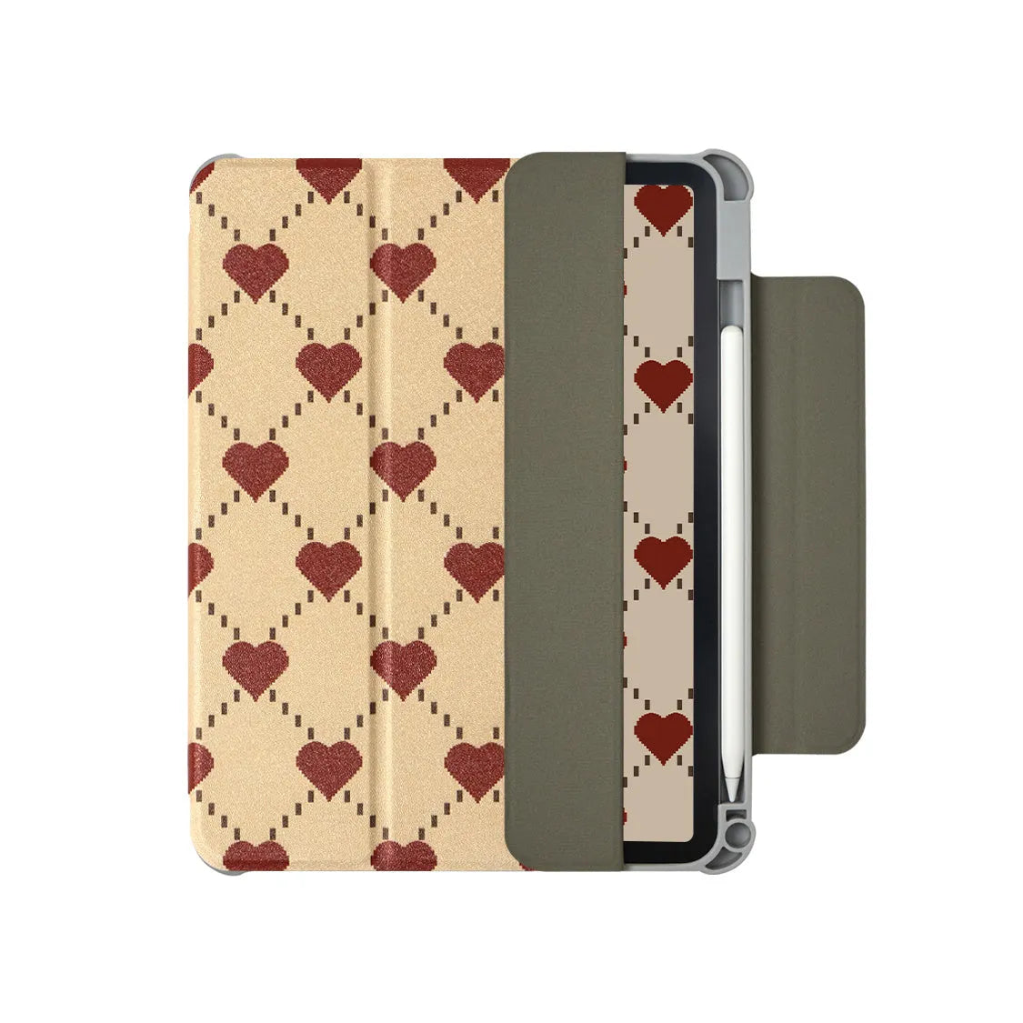 Magnetic protective shell for 10.9-inch iPad Air 4 and Air 5 with double-sided clip.