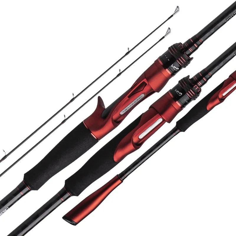 Carbon ultralight fishing rod showing straight handle and pikestaff style options in 210cm and 240cm lengths.