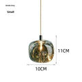 Postmodern crystal chandelier with clear warm light, suitable for corridor or bedroom, 220V