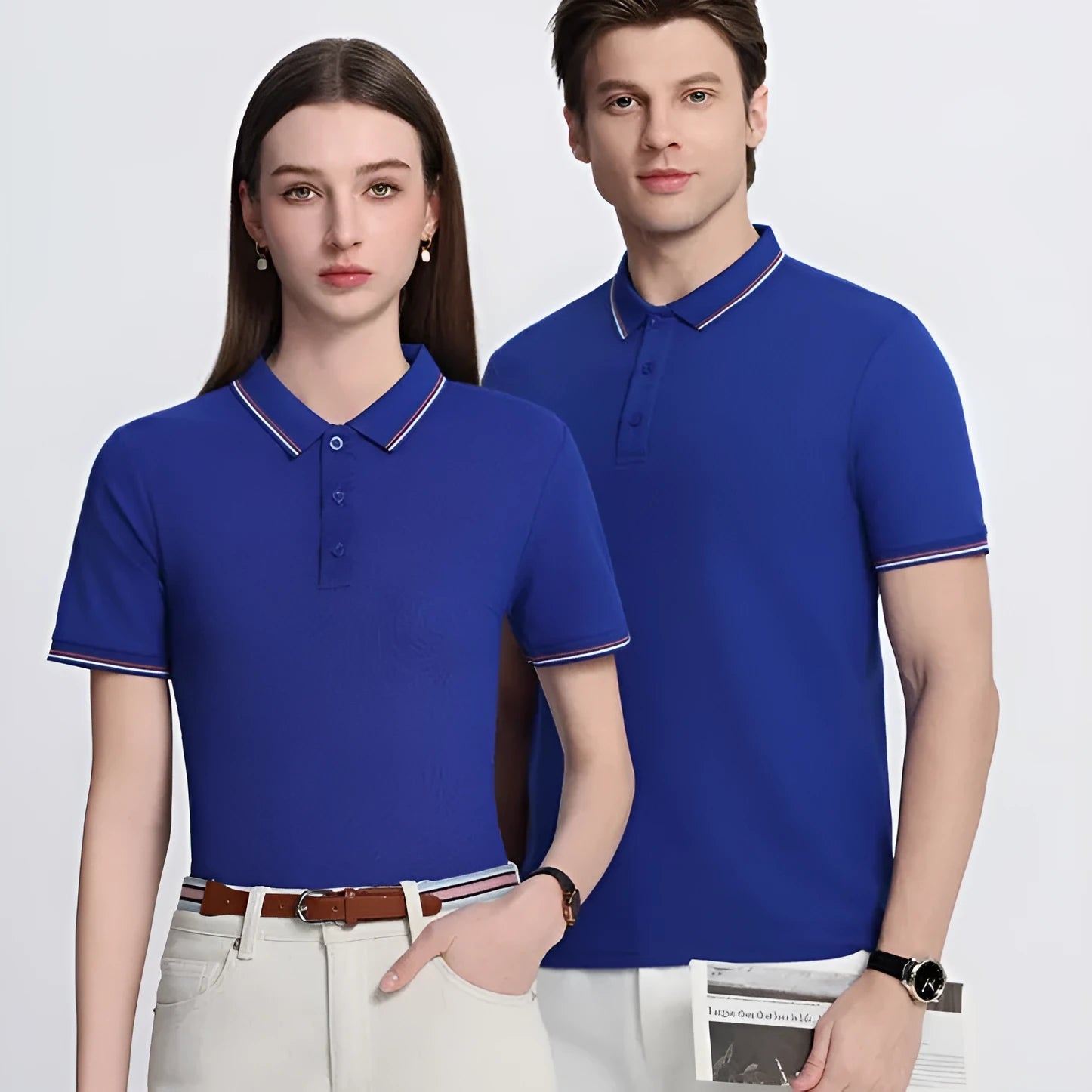 Solona ice-feeling work polo shirt in multiple colours with short sleeves and straight cut styling