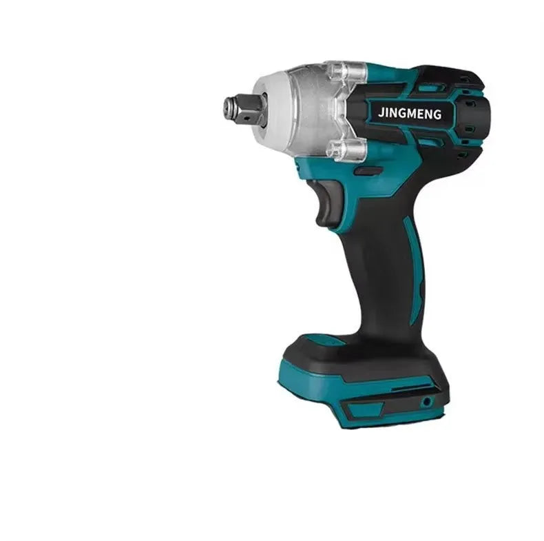 21V brushless electric impact wrench with lithium battery and 12.4mm metal chuck