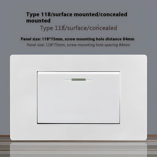 White 118 type 16A Israel socket panel with flame retardant protection and phosphor bronze conductors