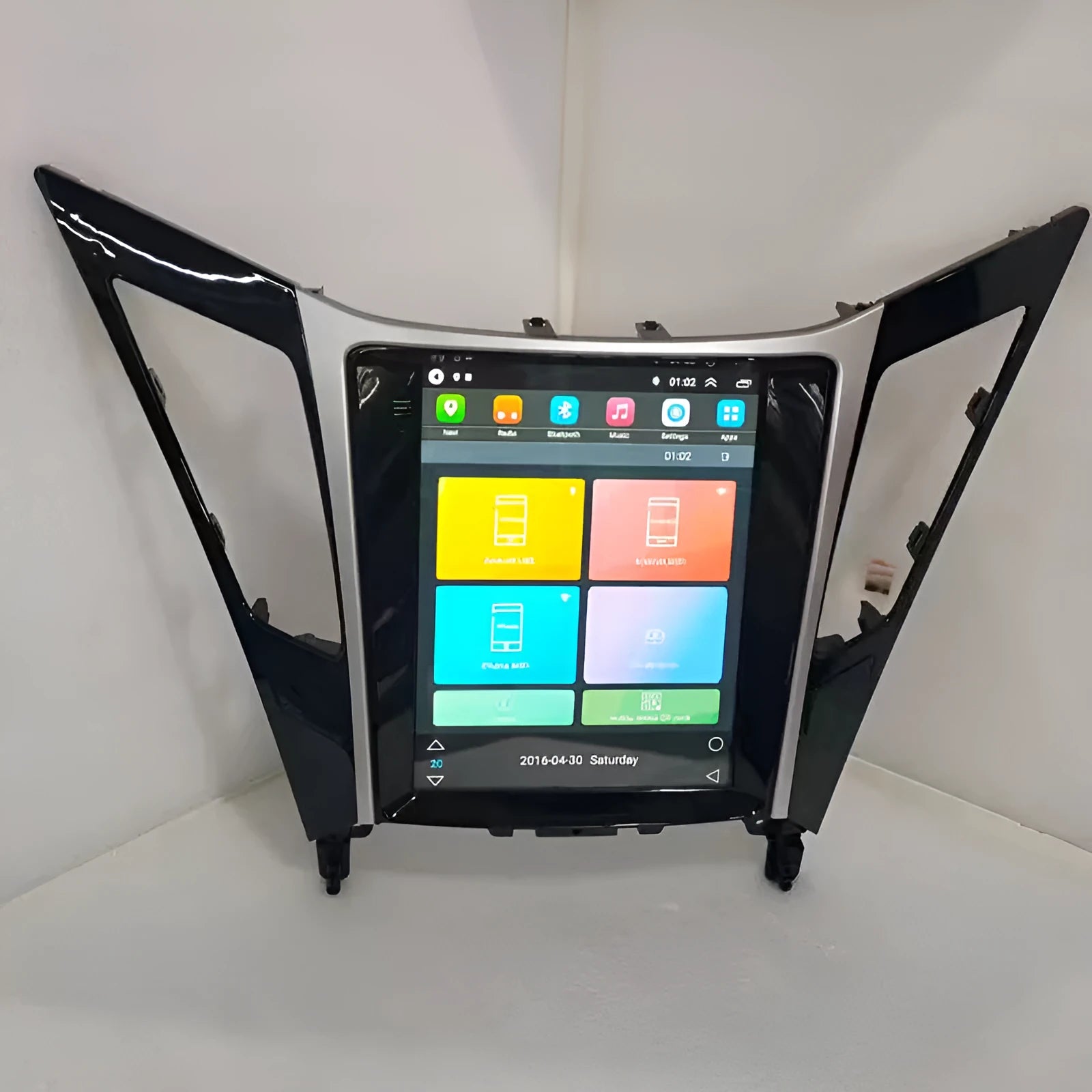 Vertical 9.7 inch Android smart car navigation system for Hyundai Sonata 2008 dashboard