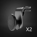 Adjustable car mounting bracket in black, gold or silver for dashboard, windscreen or air vent attachment