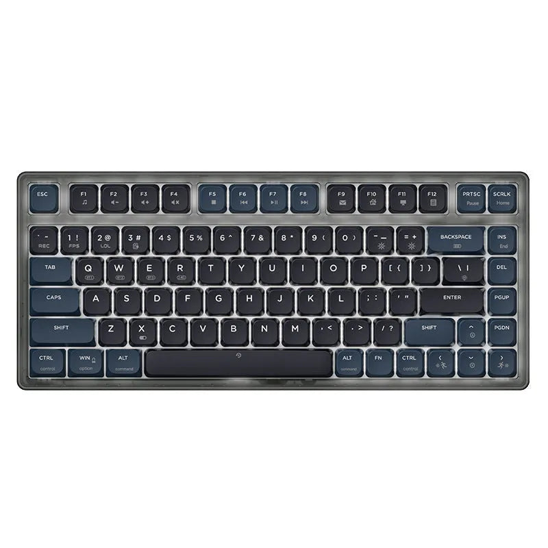 AJAZZ AK832PRO three-mode mechanical keyboard with colour screen and RGB lighting in green or tea colour