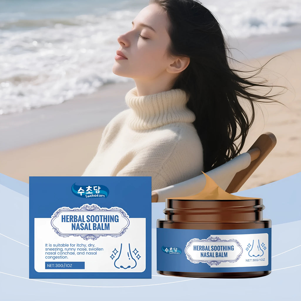 30g nose care soothing cream with mint leaves and herbal extracts for daily nasal comfort