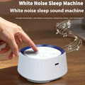 White rechargeable baby night light with 24 soothing music tracks, crying induction, and timing function.