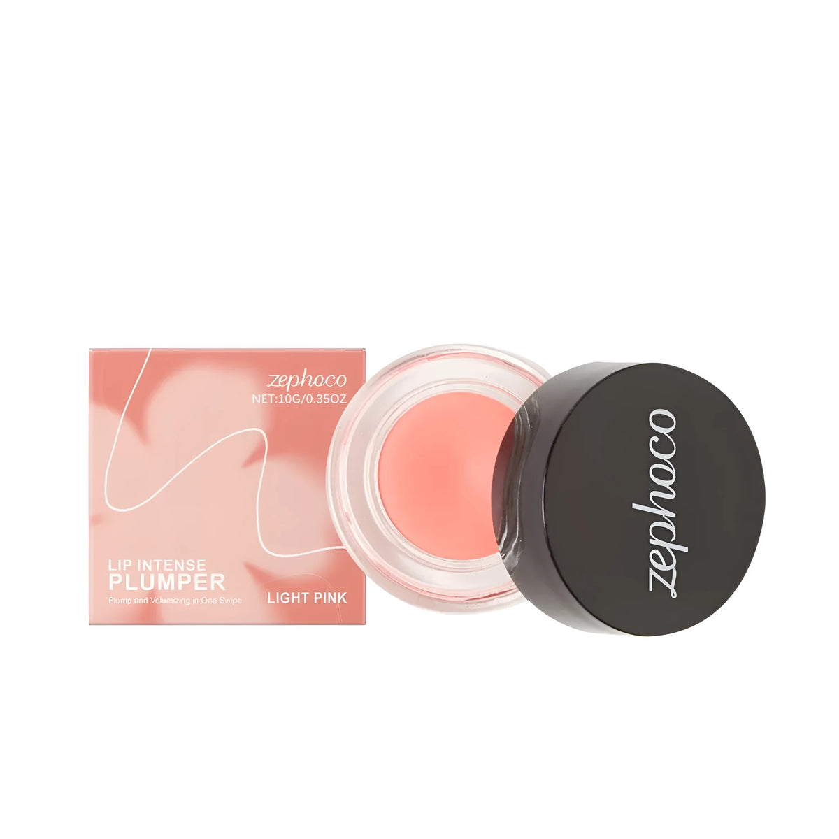 Colored lip plumpness cream lipstick in three shades Light Powder, Red, Rose Red with smooth cream texture