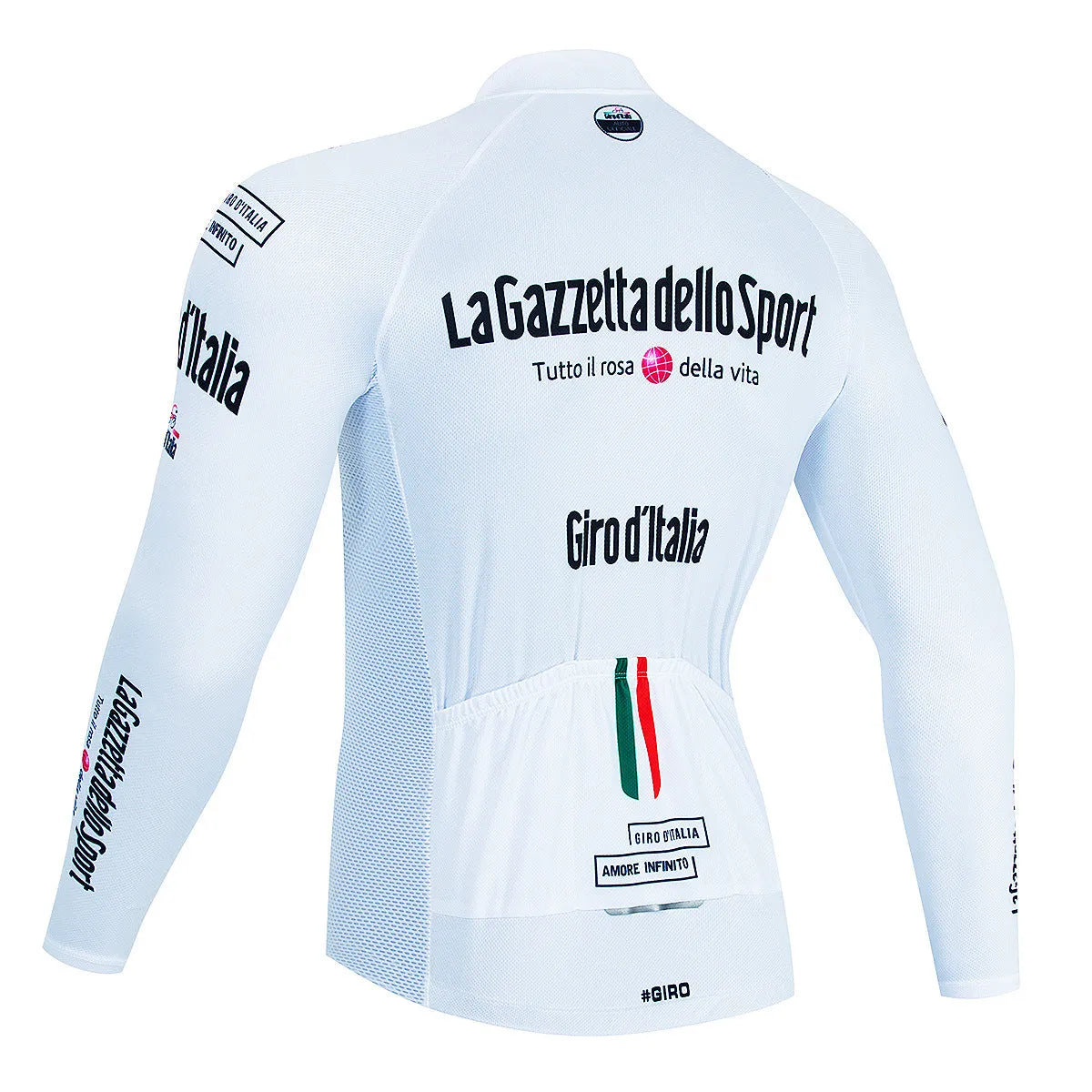 Men's long sleeve mountain bike cycling jersey in moisture-wicking fabric with patterned design