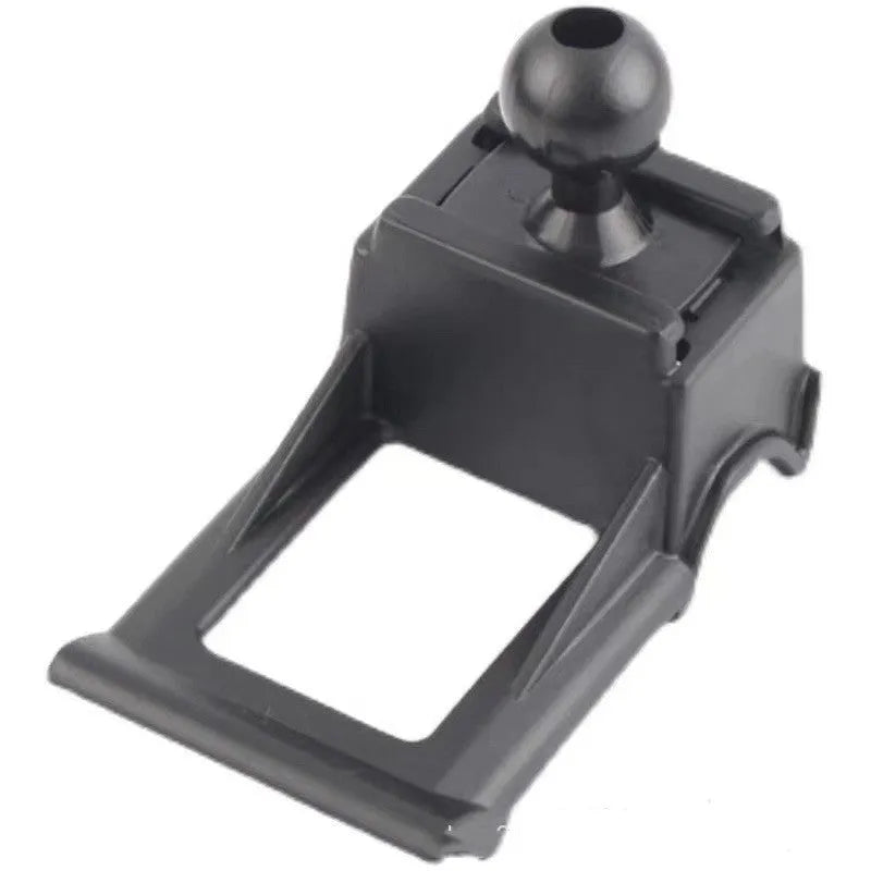 GOODWAY dashboard car phone holder with 360-degree rotating head on snap-on base