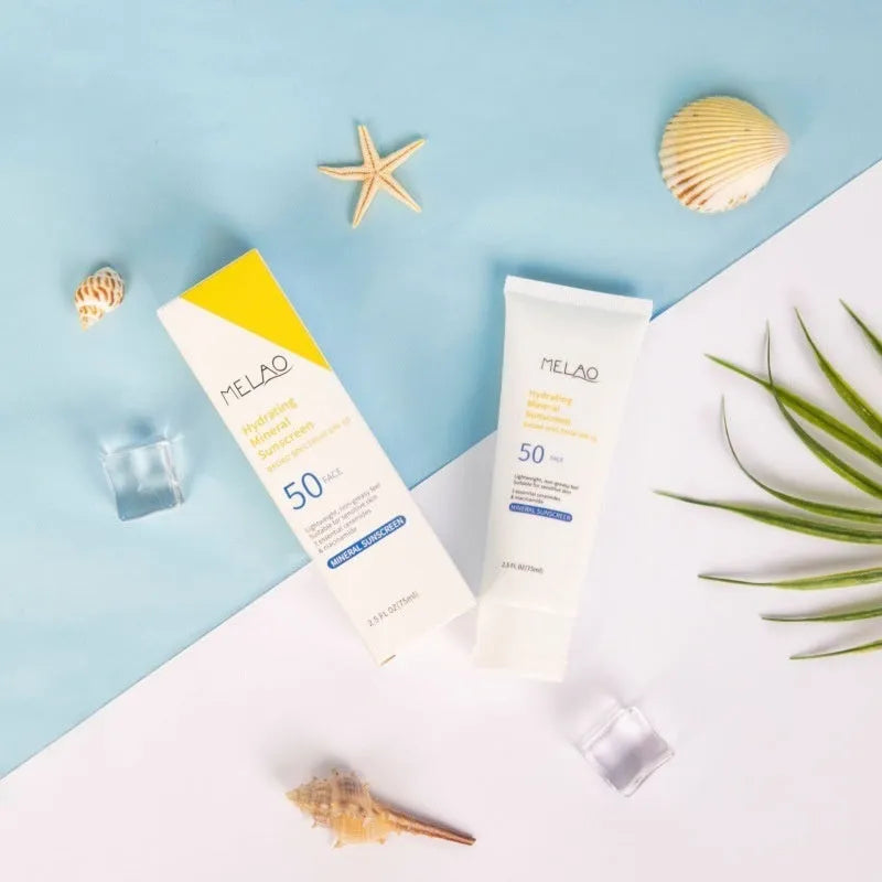 UV protection refreshing sunscreen lotion 75ml tube with makeup primer function