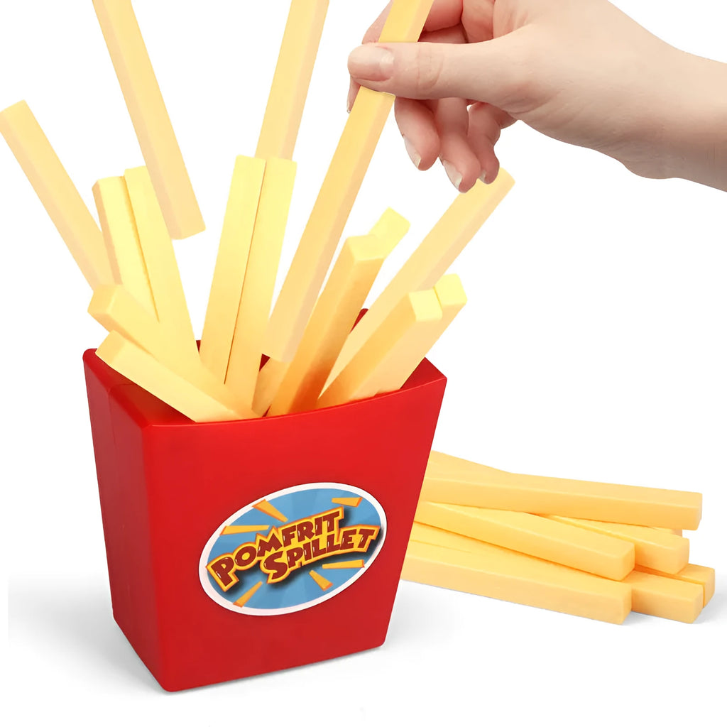 Multiplayer French Fries Toy desktop party game set in plastic box for children aged 4-6
