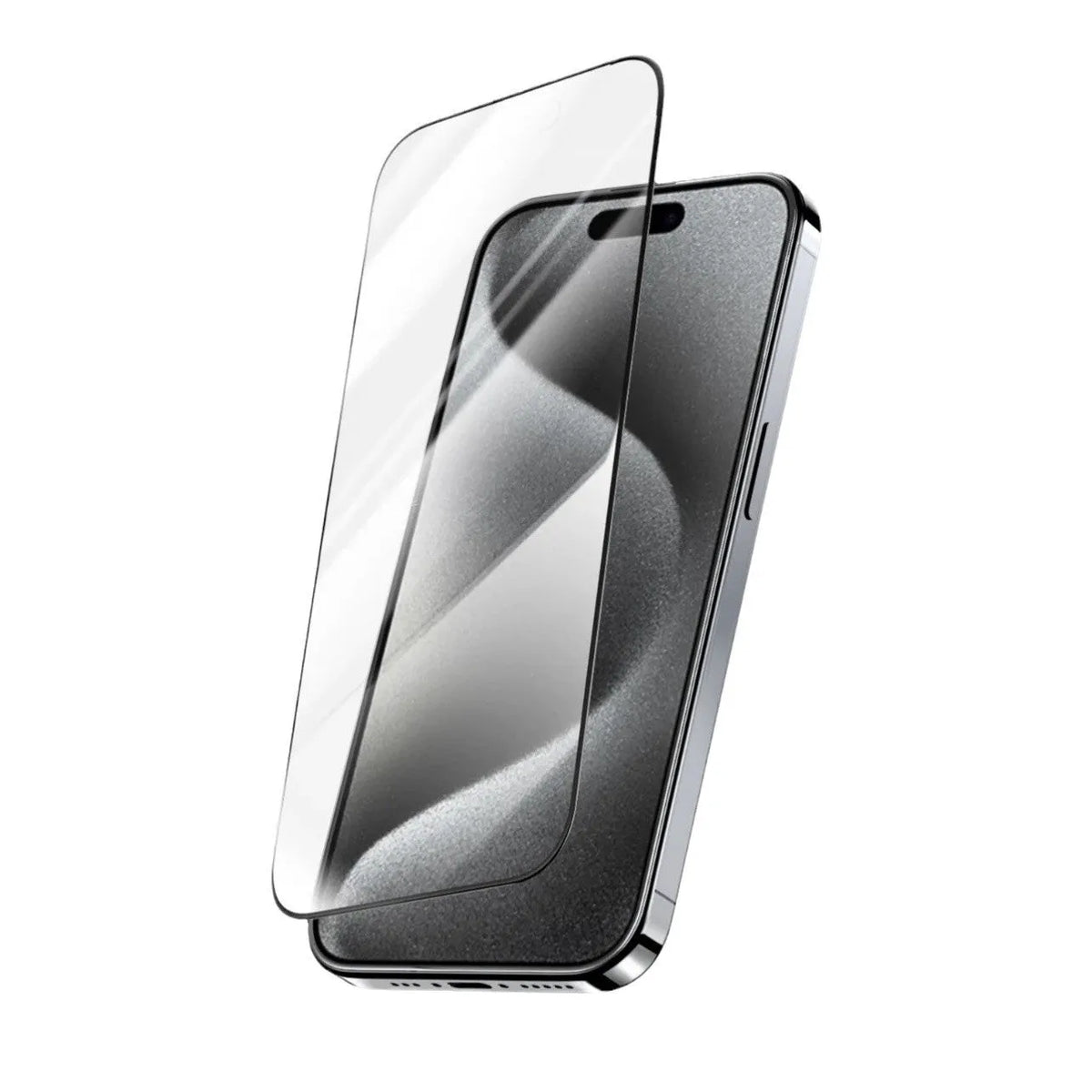 Tempered glass anti-peep screen protector for Apple iPhone, ultra HD privacy film with dust-free packaging