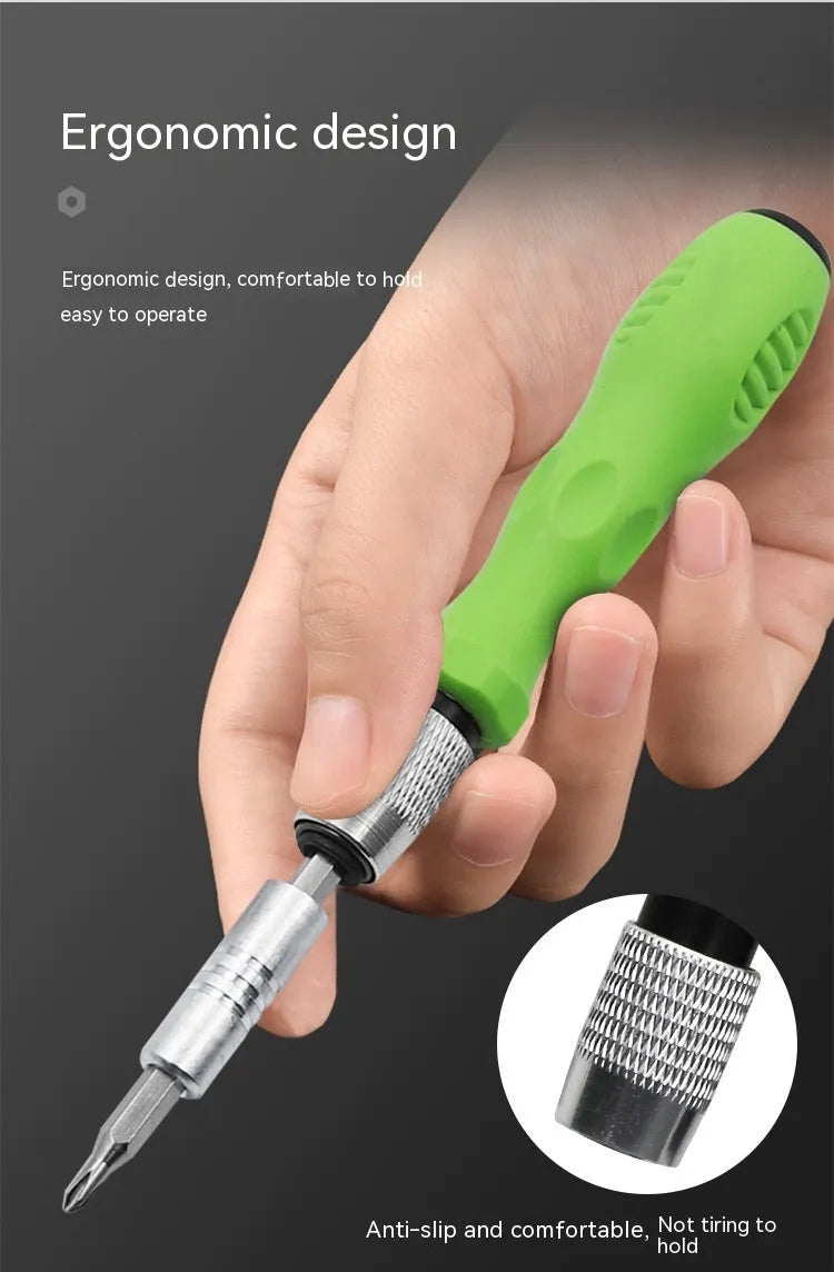 32-in-1 screwdriver set for mobile phone and precision instrument repair with 32 different bits