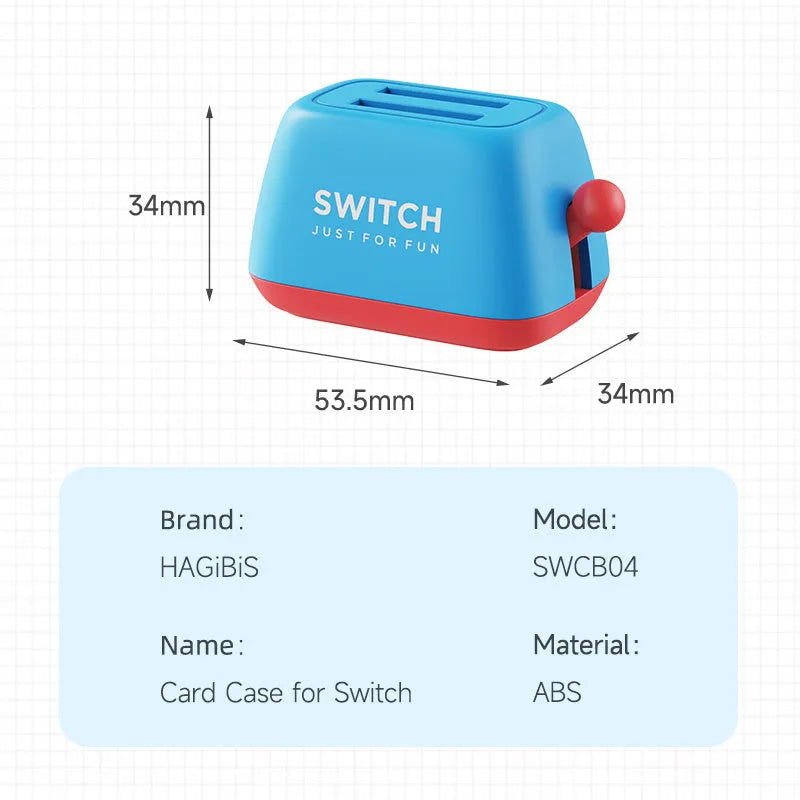 Switch tape spitting driver game card storage box in purple with anti-slip silicone base