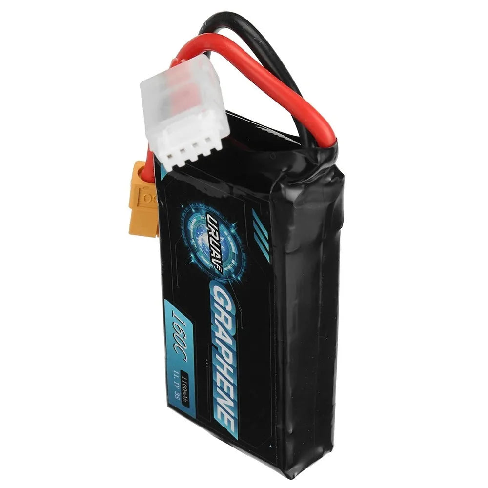 7.4V 1200mAh RC lithium battery with T-plug connector