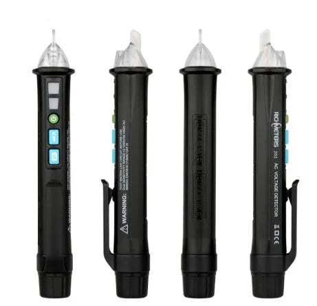 Intelligent checkpoint test pencil for electrical line detection with automatic shut-off