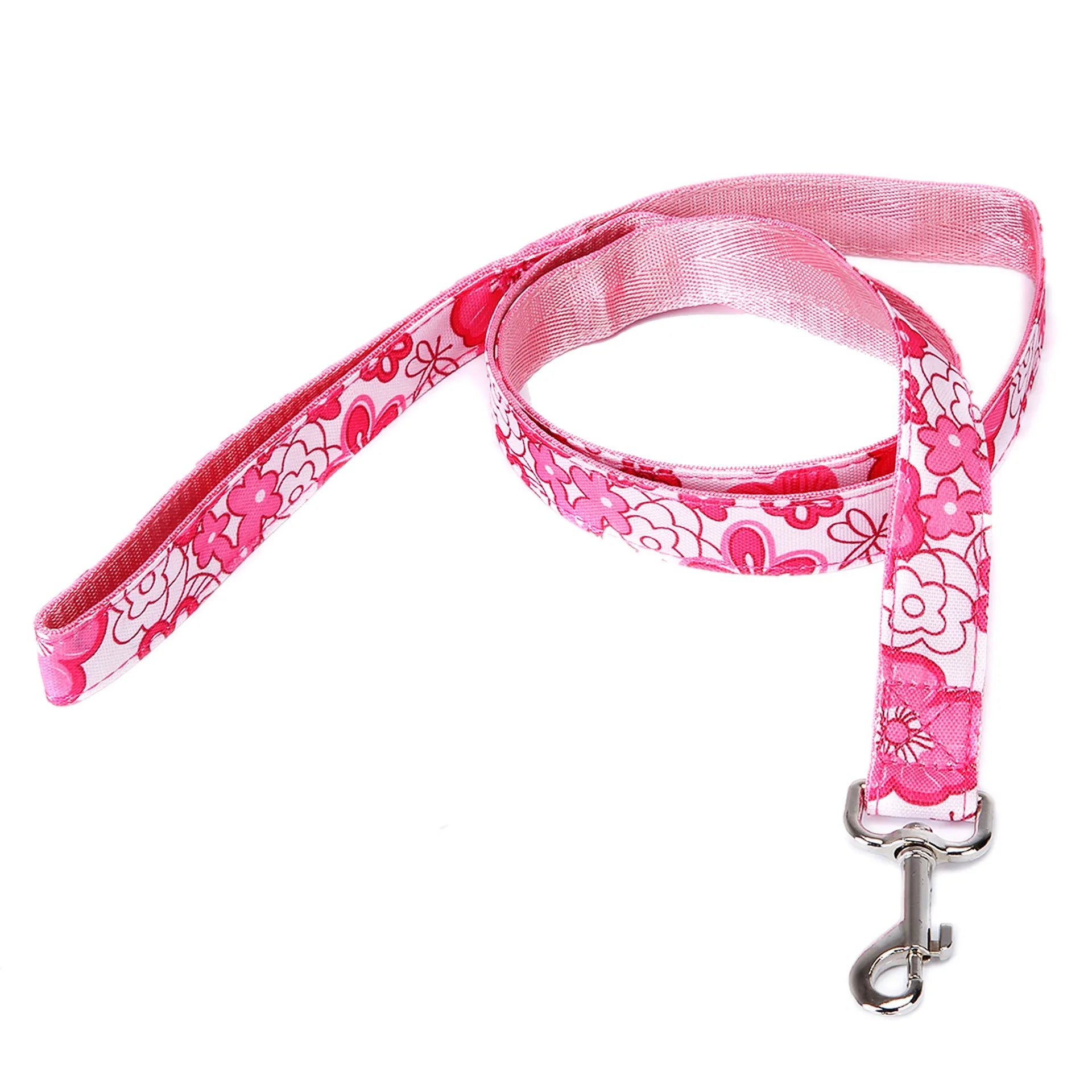 Black plaid stripe Christmas pet traction rope showing 120cm imitation nylon extension strap for dog walking control