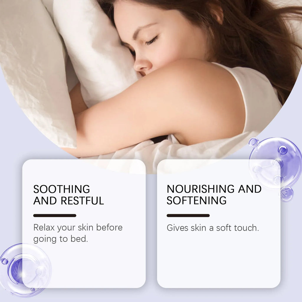 90g jar of sleep magnesium essence cream with honey and magnesium sulphate for nighttime skincare