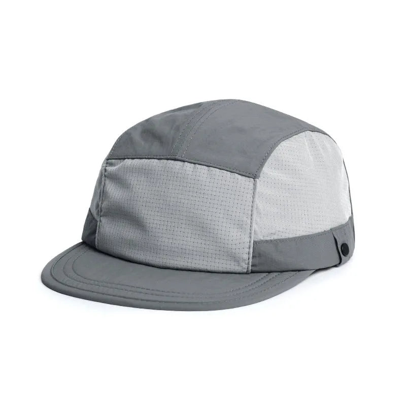 Dome crown sun hat in army green with a soft internal tongue cap for forehead cushioning.