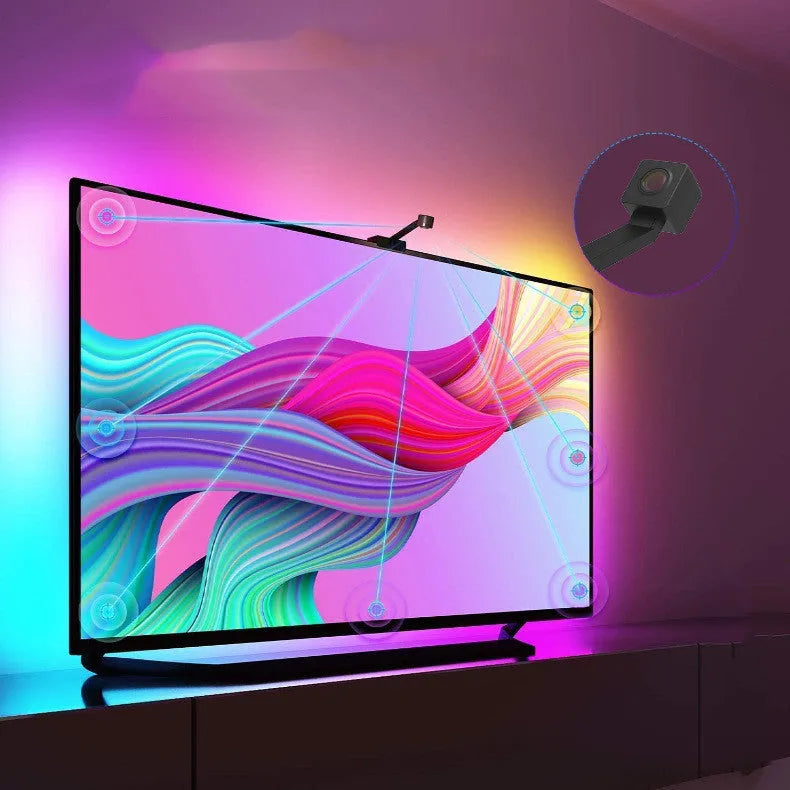 Graffiti IPC TV screen colour picker kit with RGB LED light strip and Alexa compatibility 12V 15W