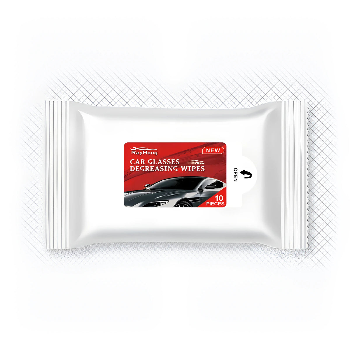 Windshield oil film remover wipe in box, 16x12x1.5cm, for car glass decontamination