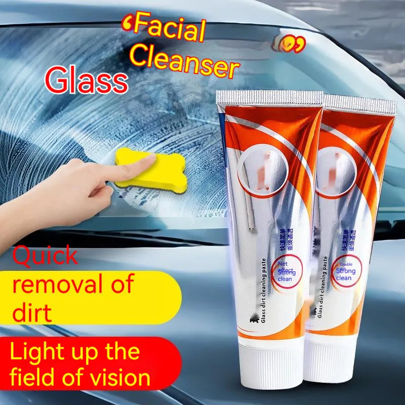 65ml car windscreen descaling agent in white packaging for removing oil stains from vehicle glass