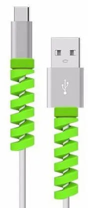 3.5cm plastic cable protector in assorted colours for charging cable strain relief.