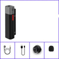 SmartMike+ wireless Bluetooth lavalier microphone for mobile phone Vlog recording, available in Black or White