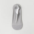 Men's thin invisible socks with cotton bottom in solid colour – white, black, dark grey, blue, khaki, mung bean, light grey