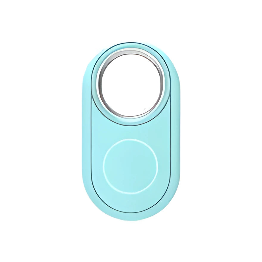 ITag anti-loss GPS tracker for keys and backpack, available in black, light blue, pink, white colours
