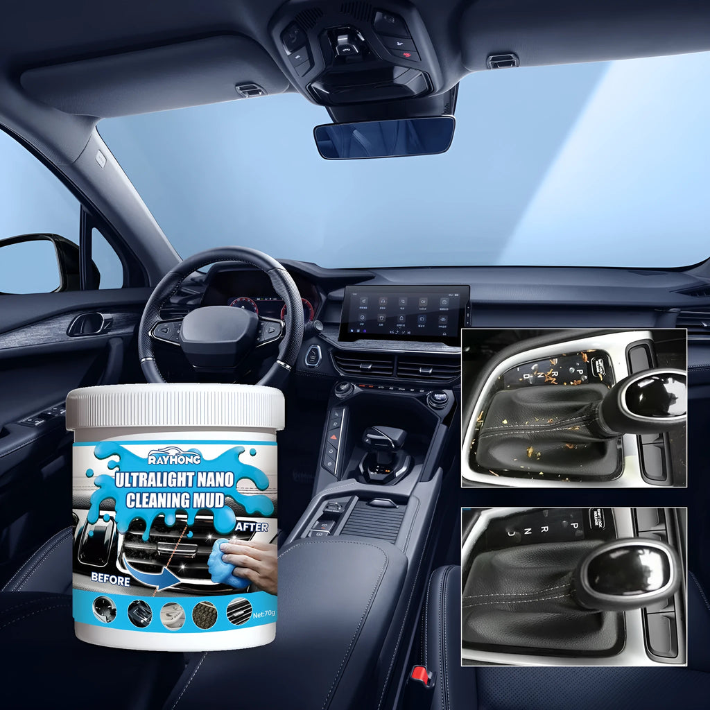 70g car cleaning soft gel adhesive for interior gap dust removal measuring 6.2x5.7cm