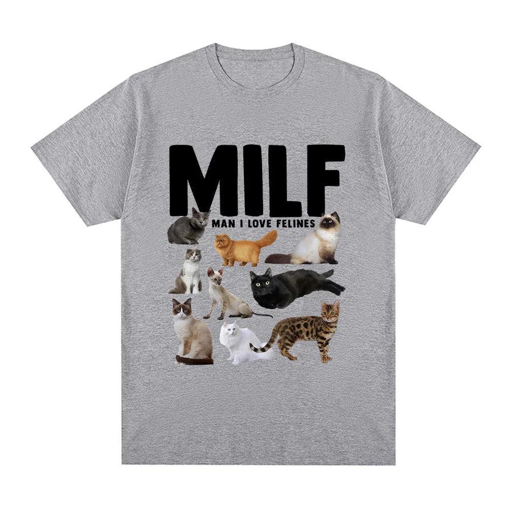 Geometric pattern cat lovers graphic t-shirt in multiple colours with short sleeve design