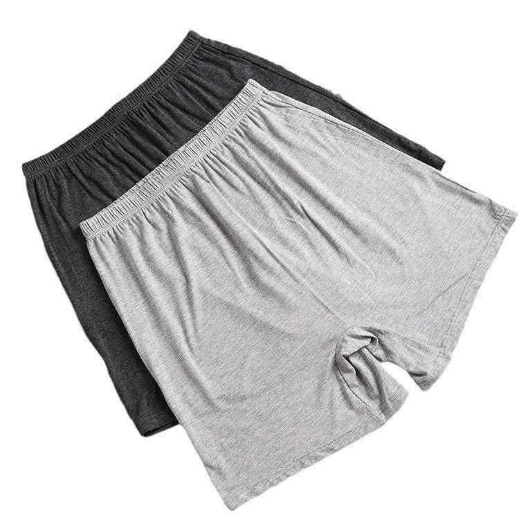 Men's solid colour modal boxers on a white background, showing high waist design.