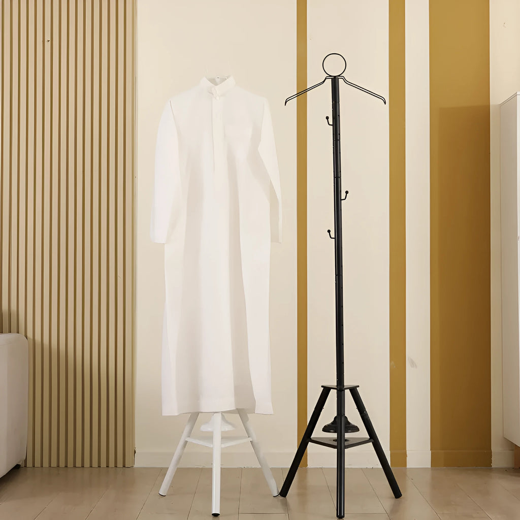 Dubai Clothing Incense Hanger Drying Storage Rack iron 45x45x180cm ethnic style black