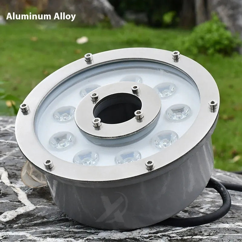Aluminium alloy underwater garden lamp for outdoor square and courtyard lighting