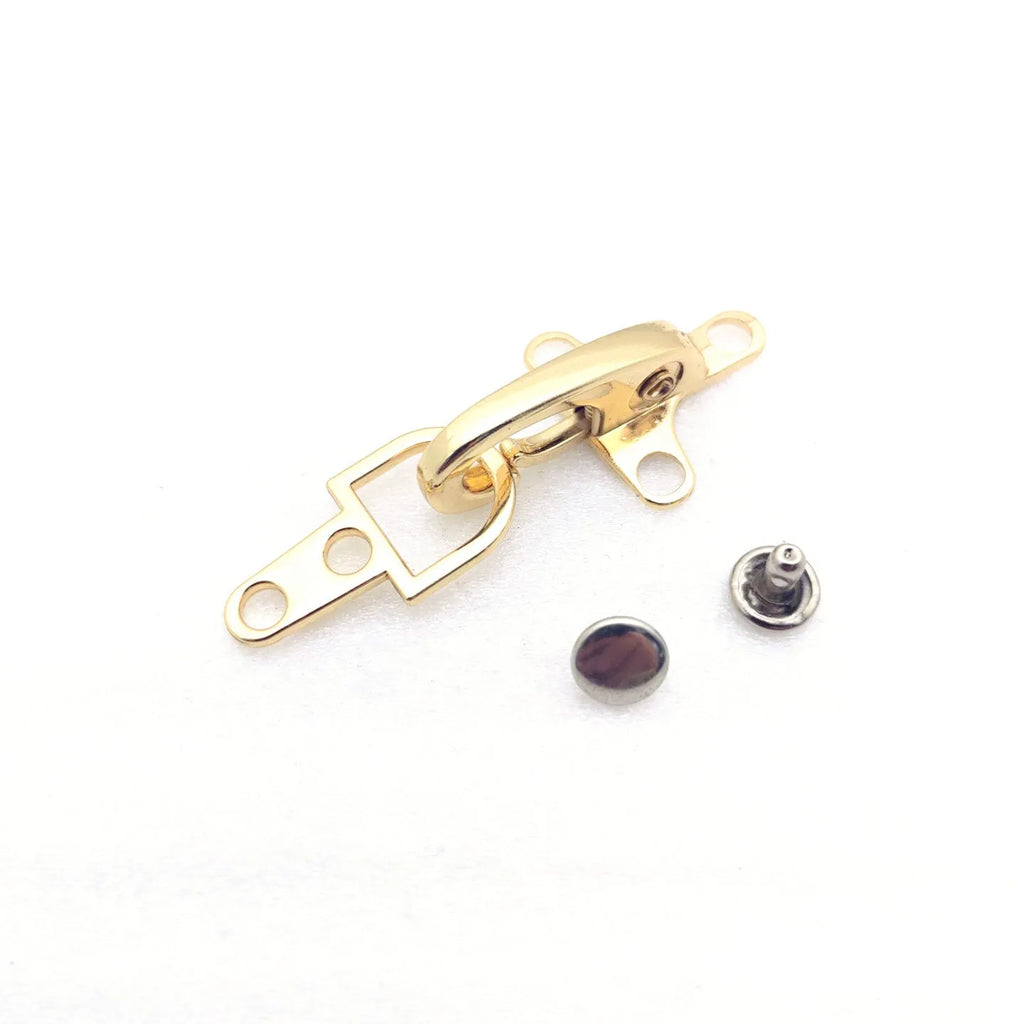 Zinc alloy metal aircraft-shaped hanging buckle decoration in bronze, gold, gun colour, or silver finish.