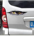 35cm transparent car sticker with Tiger Eye or Eagle Eye pattern for vehicle decoration