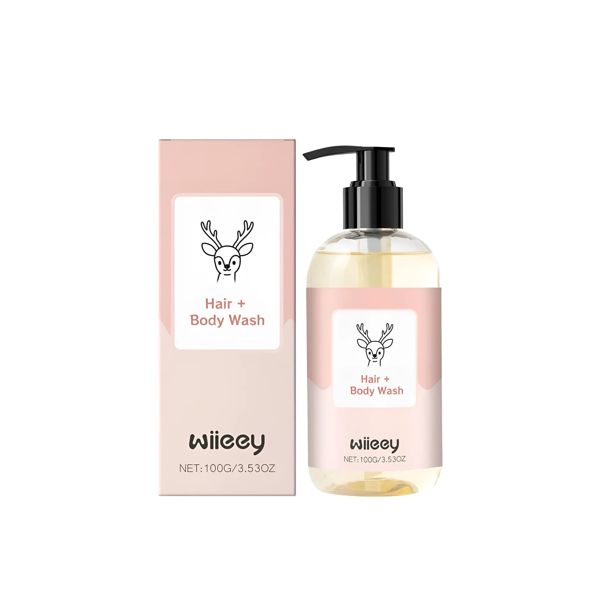 100g bottle of low sensitivity wash and bath lotion with two-in-one cleansing formula containing oat extract