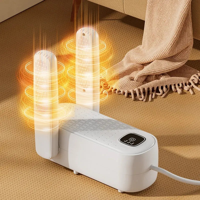 D4 black automatic shoe dryer with timing function and waterproof heating technology