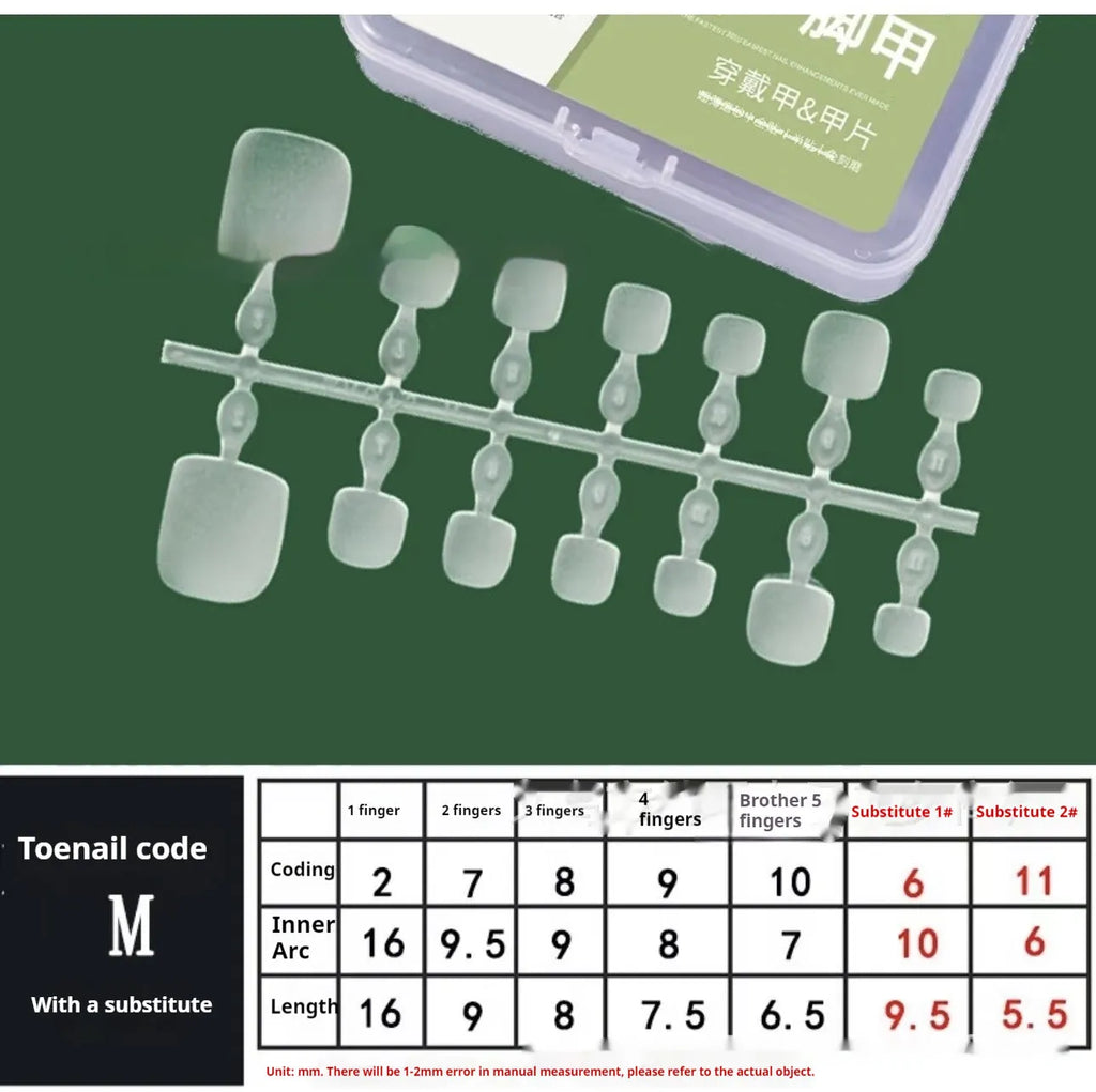 Pink cat-eye toenail covers 42-piece set with gilding icy finish on toes