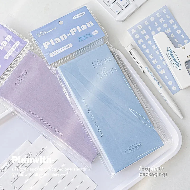 Embossed meter book notebook with 80 pages in five colour options