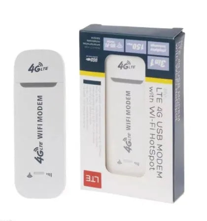 White mobile USB router, 4G USB dongle, drive free, for desktop notebook tablet