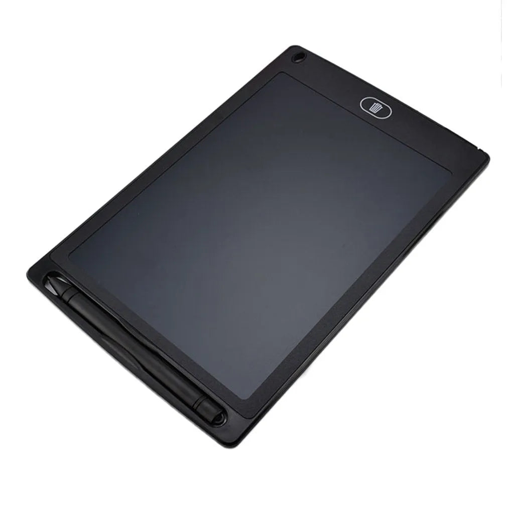 LCD electronic writing board for children in red colour with attached stylus