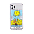 Creative Mythology Comic iPhone case with retro cartoon graffiti design in sun or moon colour