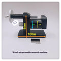 Professional alloy steel watch strap removal machine tool set for bracelet dismantling.