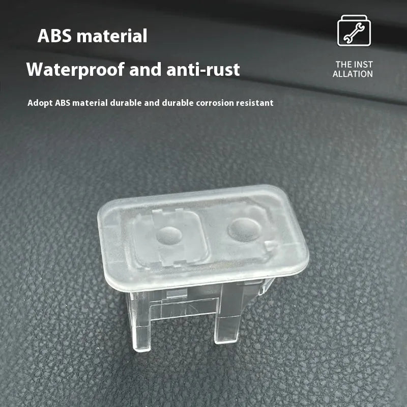 Transparent plastic polka dot Honda headlight sensor cover for automatic photosensitive hood cap replacement