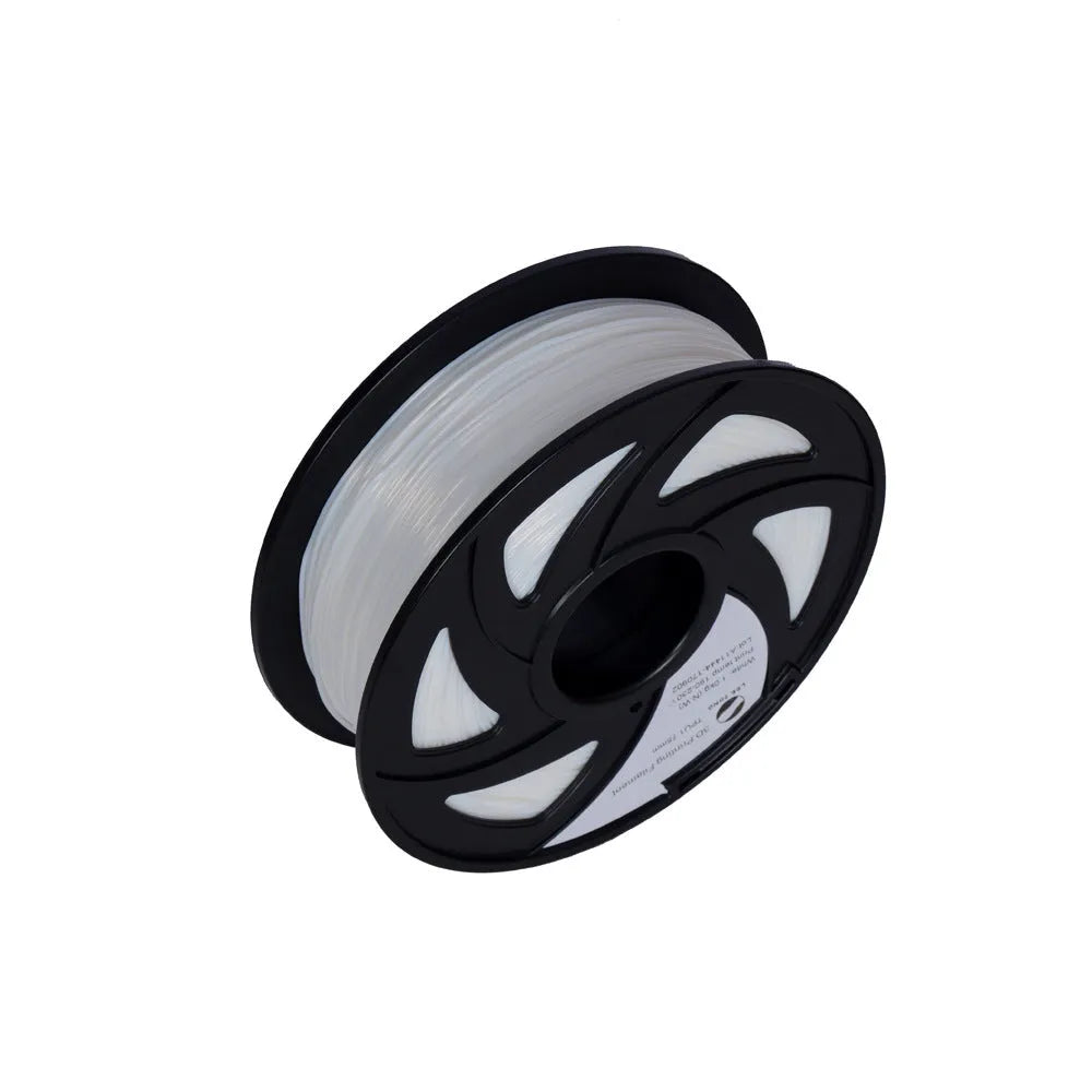 Spoool of black TPU filament for 3D printing pens flexible rapid prototyping